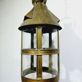 1-light brass lantern