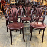 Set of 9 bistro chairs