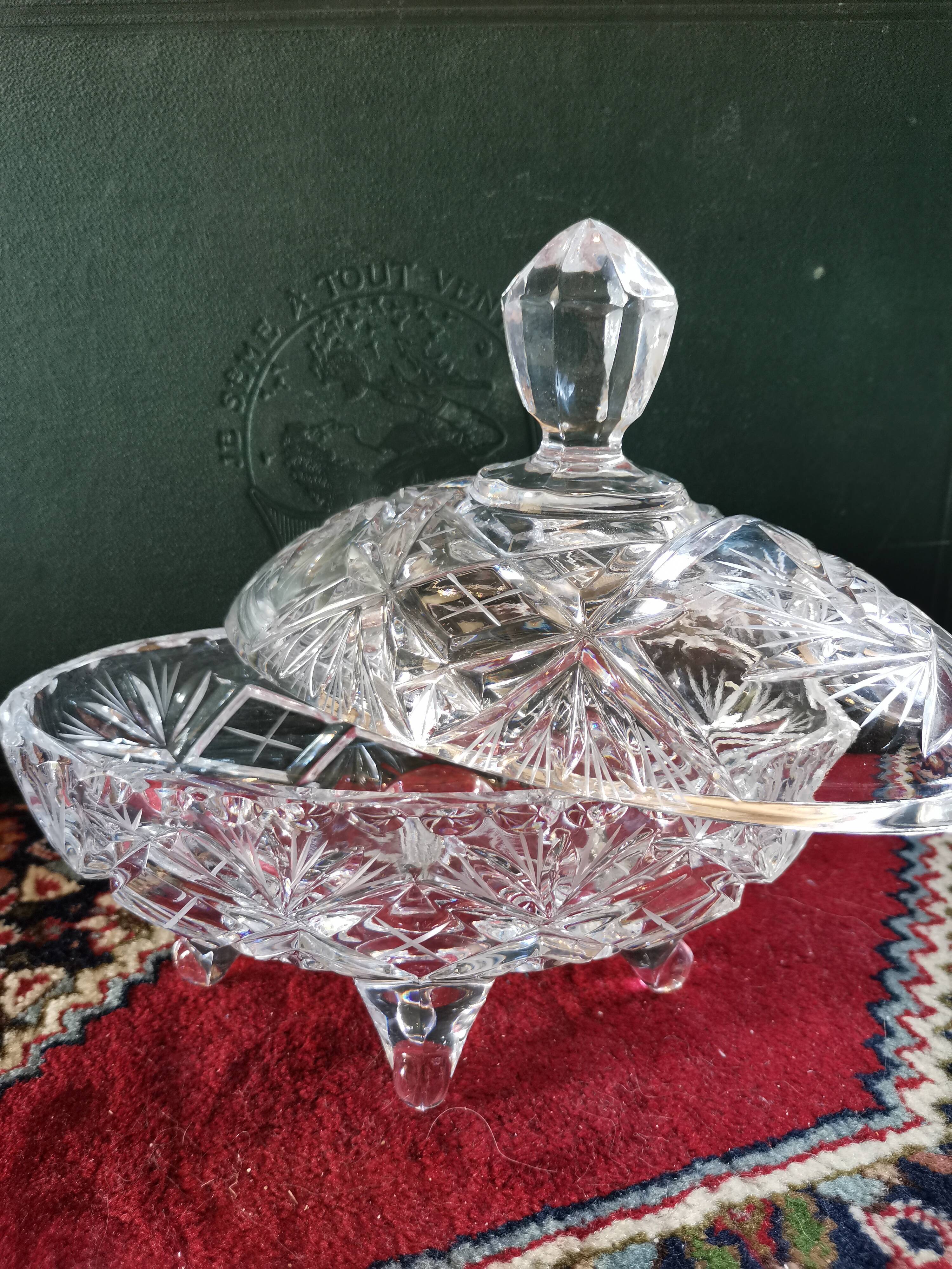 Crystal candy on foot