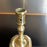 18th century gilded bronze candlestick