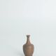 Suite de 4 vases de collection Mid-Century scandinave en grès marron par Gunnar Borg