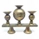 M8y brutalism new look three-armed candlestick