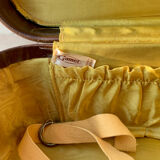 Antique leather suitcases