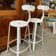 Paire de chaises Nicolle blanche