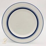 6 Assiettes dessert Quadrifoglio - Italy - Liseré bleu.