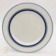 6 Dessert plates Quadrifoglio - Italy - Blue Liseré.