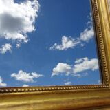 Very old Louis Philippe mirror 45/54 cm