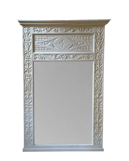 Large antique mirror in the Henri II style