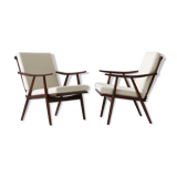 Boucle armchairs, Boomerang model 60s