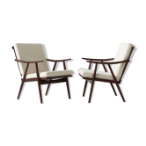Boucle armchairs, Boomerang model 60s