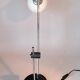 Chrome and white opaline pendulum lamp, 1970.