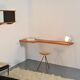 Wall corner console by Charlotte Perriand for the Nova residence, Les Arcs 1800, France.