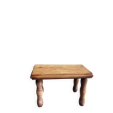 Petit banc / tabouret bois (bobbin decor) je