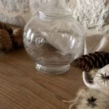 Carafe en verre « goutte »