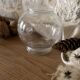 "Drop" shaped glass carafe