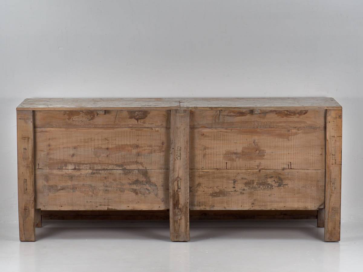 Antique white solid wood sideboard (circa 1920)