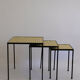 Tiled trundle tables, circa 1970