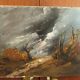 Landscape canvas painting