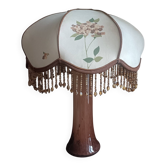 Lampe en verre bullé vintage 