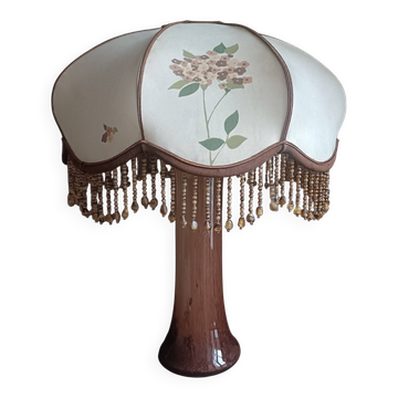 Vintage bubble glass lamp