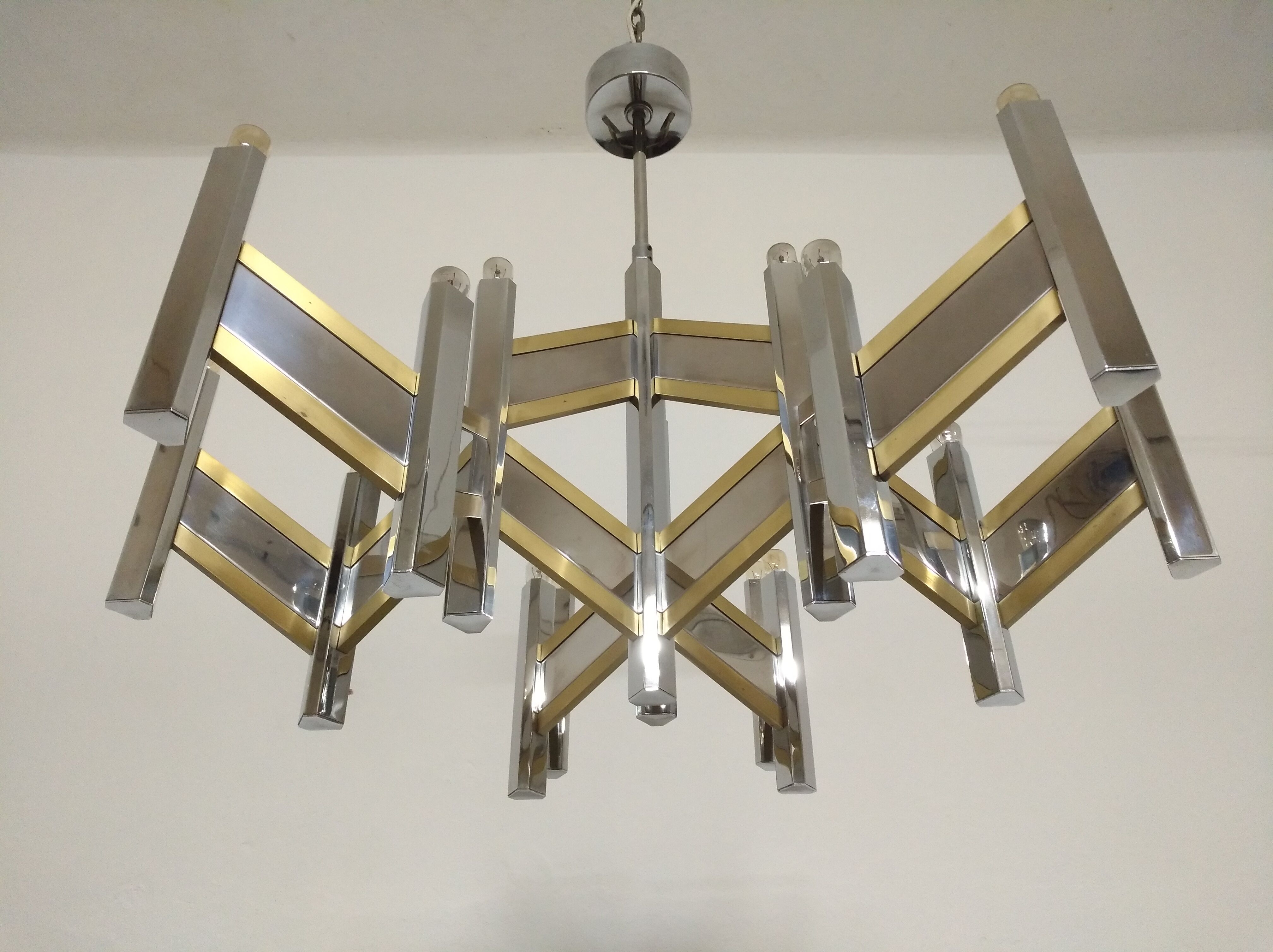 Sciolari chandelier 70s