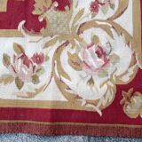 French carpet Aubusson handmade 122x186cm 1980