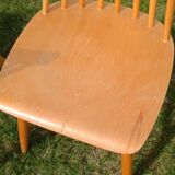 Chaises scandinaves bois