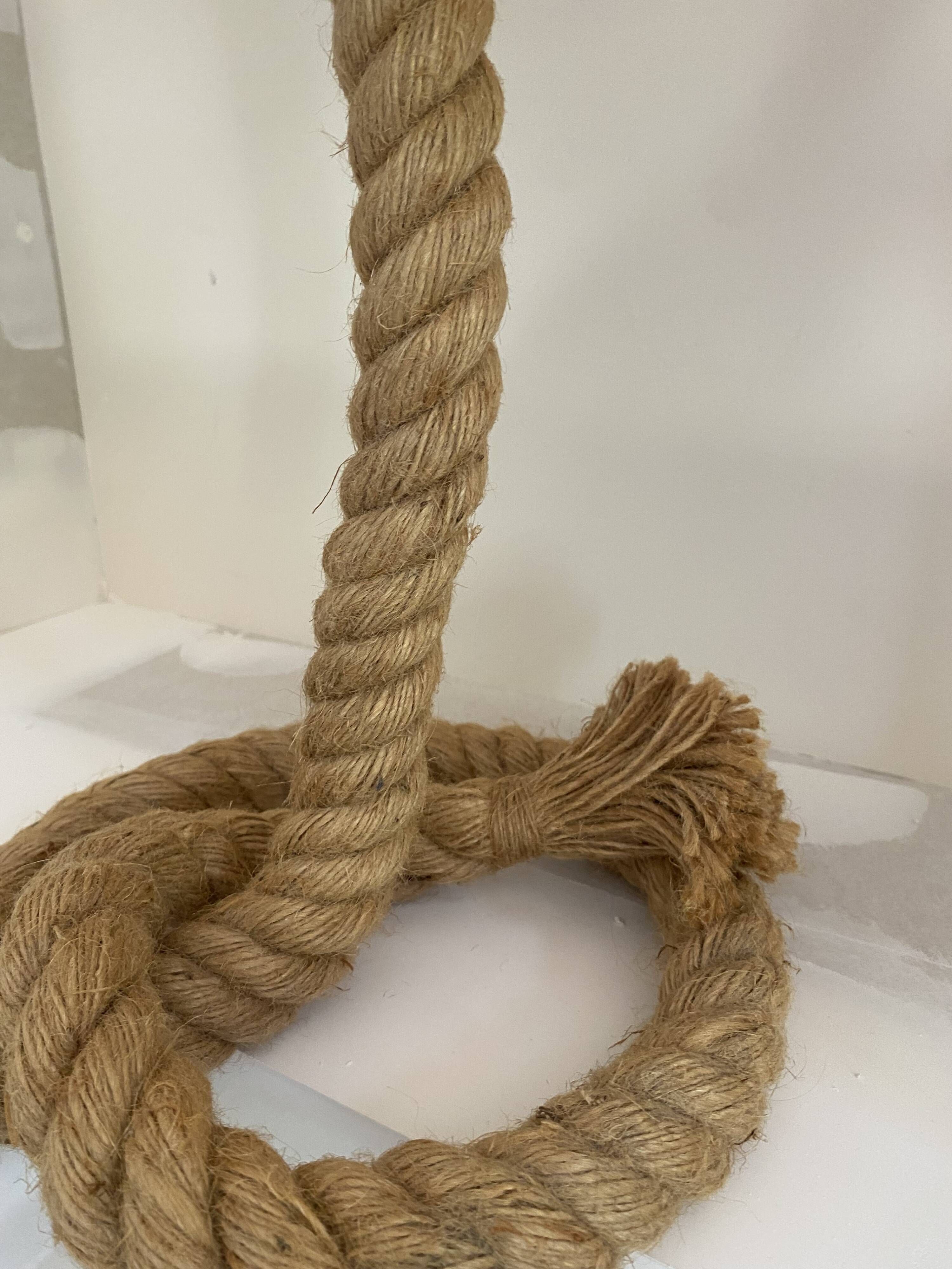 Cord lamp and cotton lampshade
