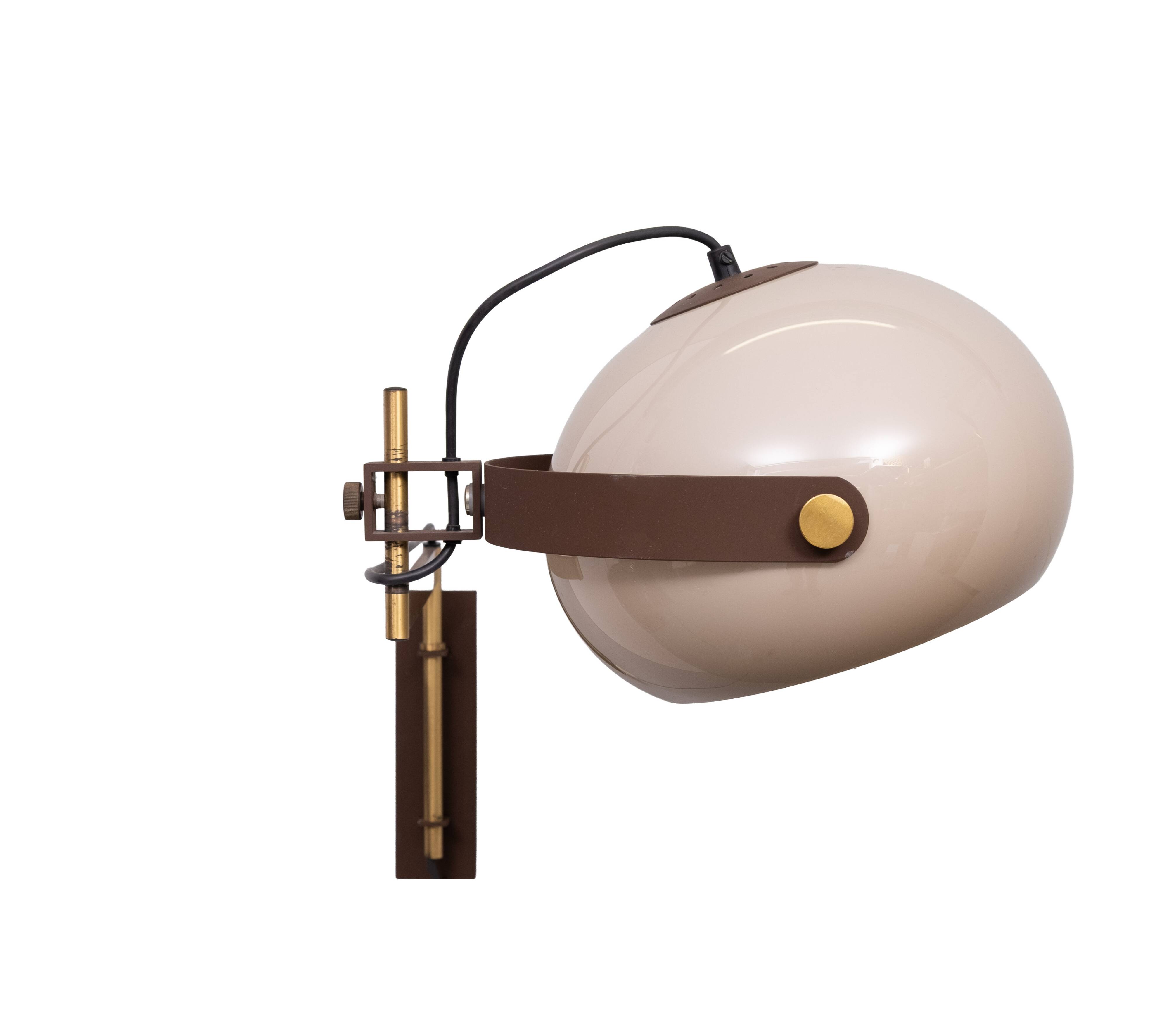 Dijkstra spring arm Wall Lamp 1970s Holland