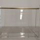 Acrylic magazine rack by David Lange, France circa 1970.