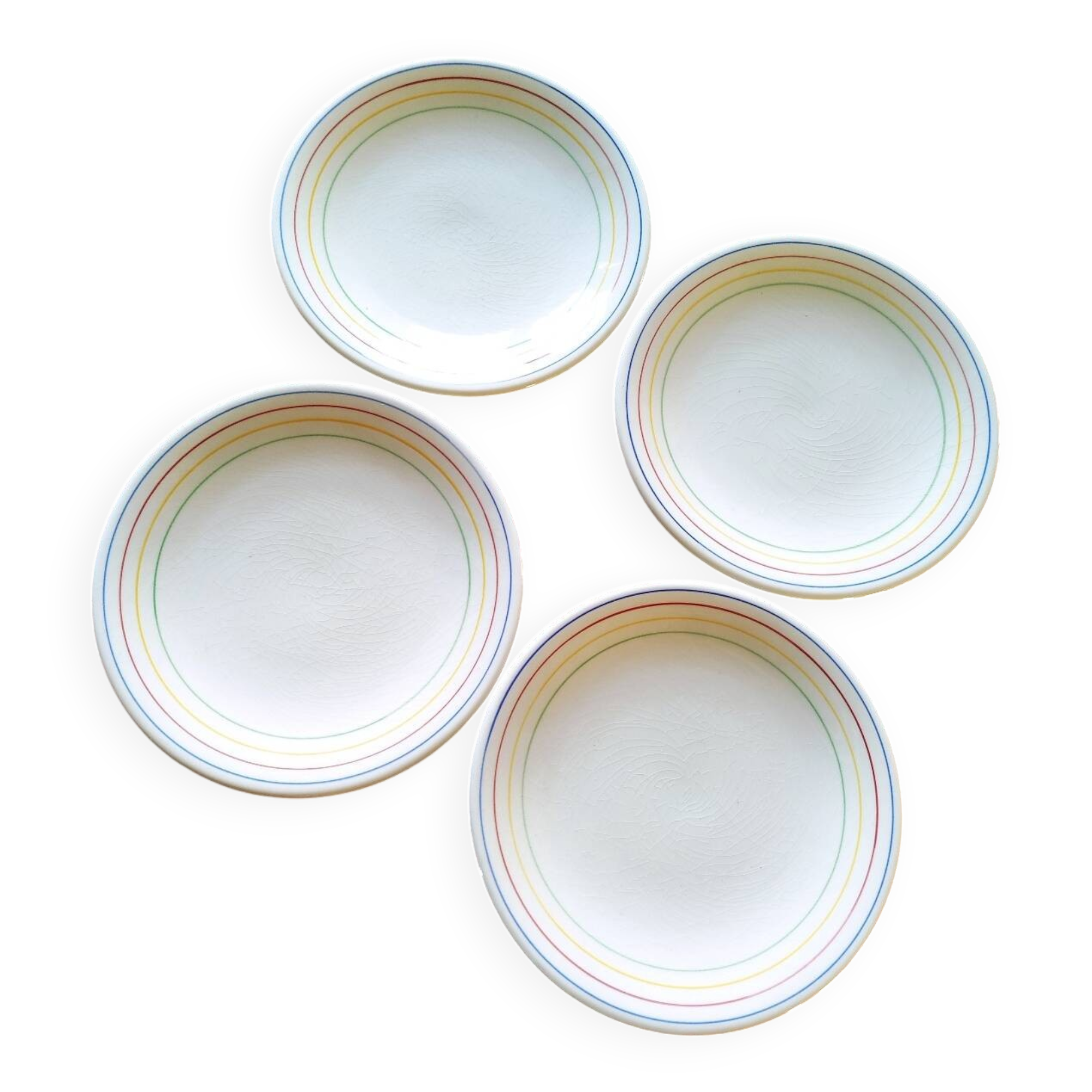 Set of 4 dessert plates