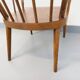 Vintage wooden armchair Baumann model Éventail from the 1960s.
