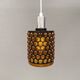 Vintage hanging lamp estimated from the 1980s.