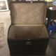 Former travel trunk signed Moynat