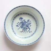Assiette en porcelaine d'exportation Qianlong, Chine 18e