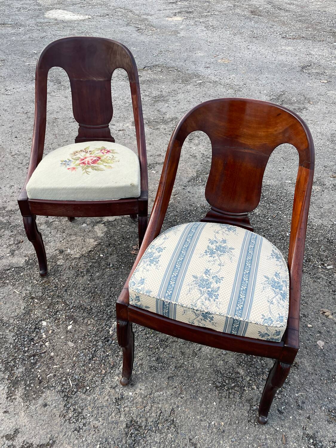 4 Napoleon III chairs
