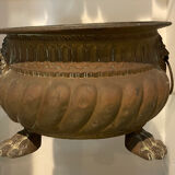 Copper planter with two lion heads, 17th - 18th century