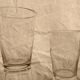 Engraved cup glass service