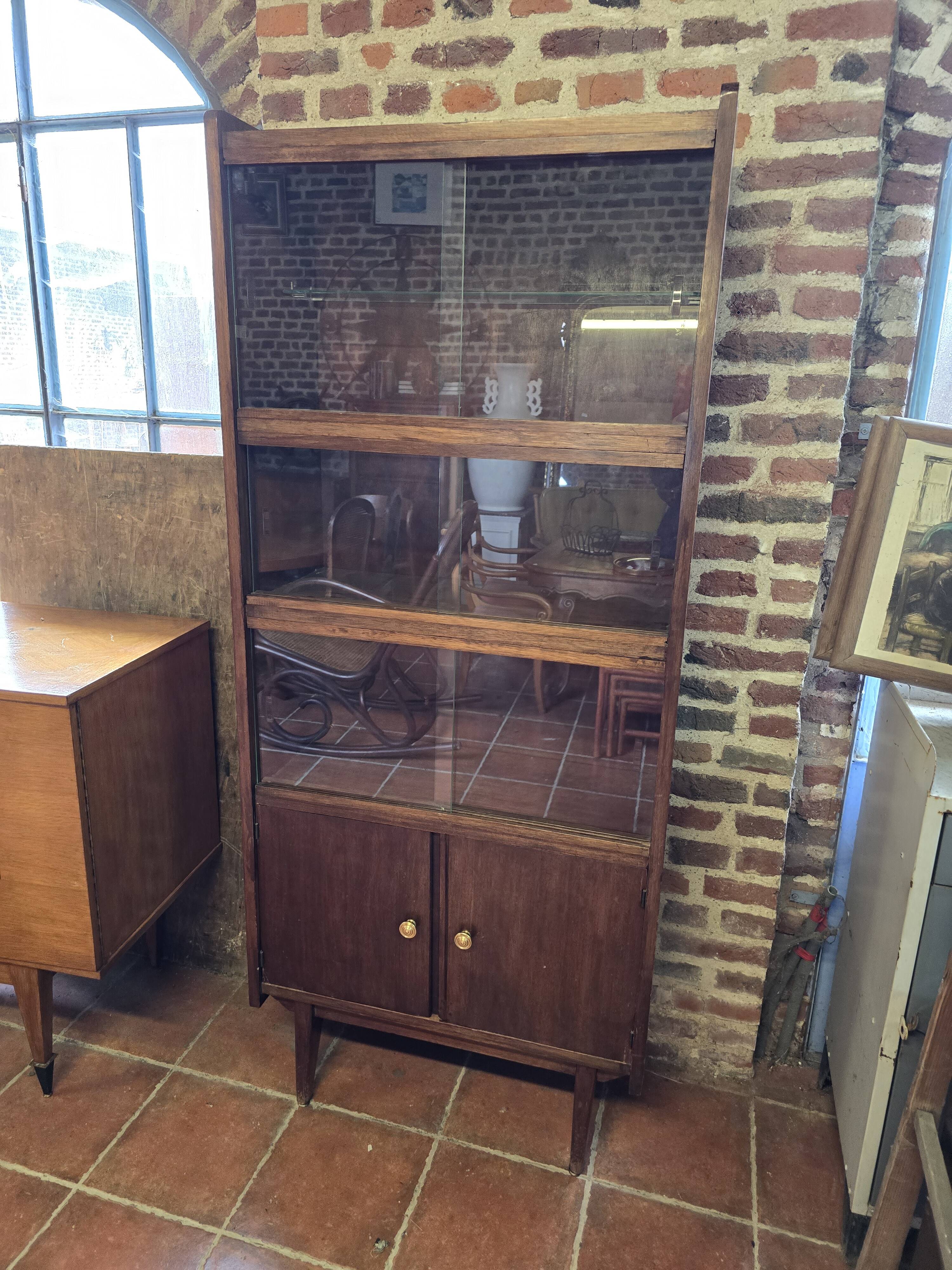 Vintage teak bookcase from the 60s