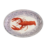 Dish ceramics lobster.