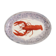 Dish ceramics lobster.