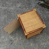 Rattan cube