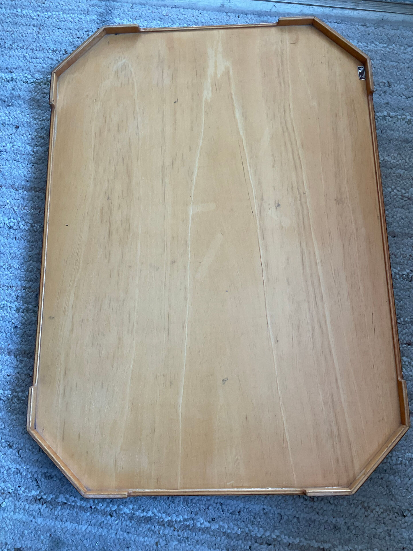 Large Italian serving platter by Tommaso Barbi from the 1970s.