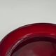 Vintage ruby red pressed glass bowl