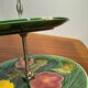 Ancient Sarreguemines Majolica Servant