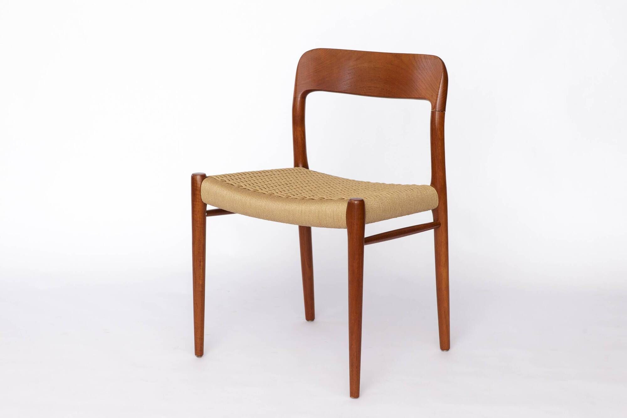 Niels Otto Møller Chair, Model 75 (1950s) – with Repair – Vintage Danish