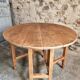 Vintage French drop-leaf table – Oval dining table, circa 1930–1950