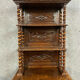 Furniture between two renaissance hunting lodge in solid oak around 1850.