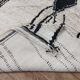 Handmade wool Berber rug 240 X 140 CM