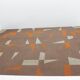 Midcentury Design Geometric Carpet or Rug, 1970s
